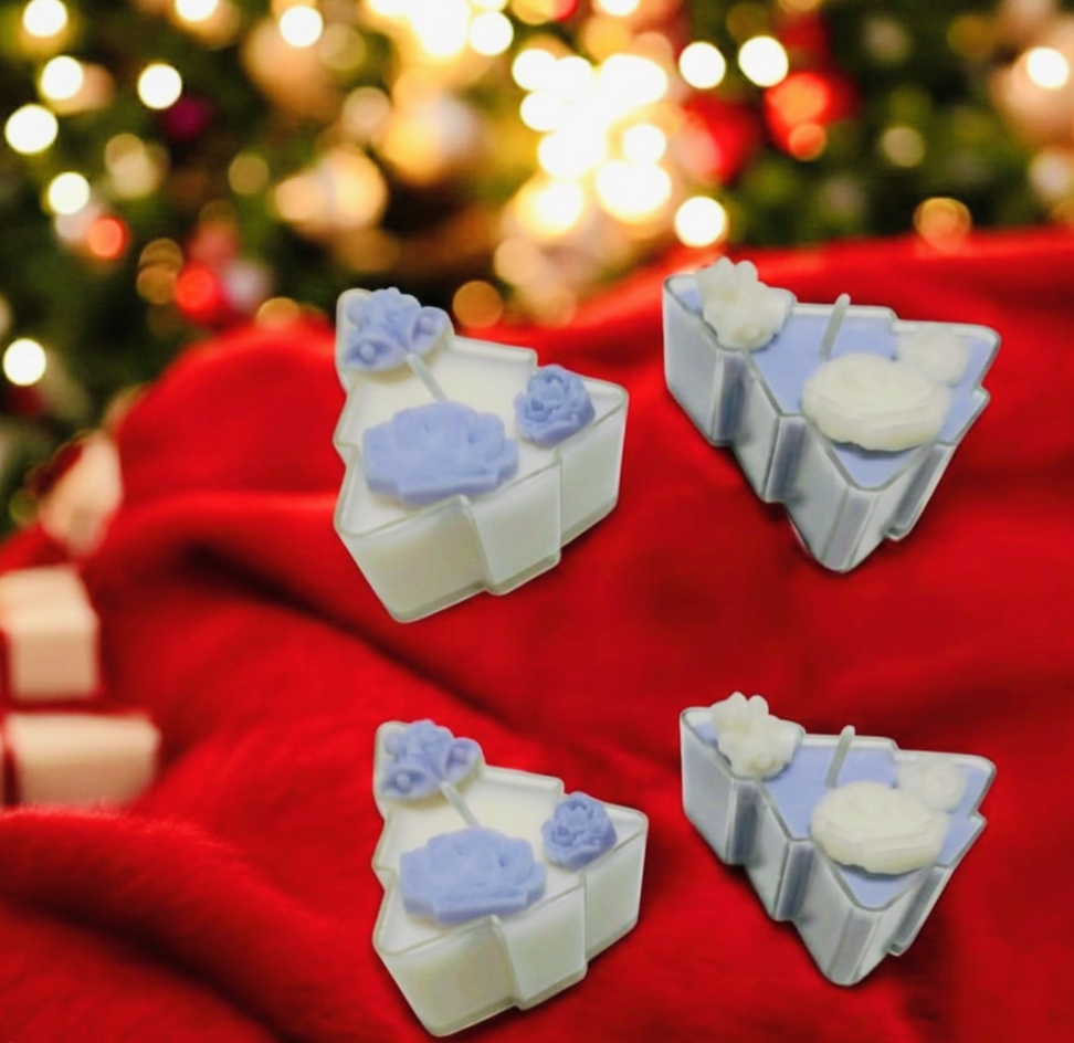 Tealight Scented Candles Xmas Special Set (4 in a pack) Purple