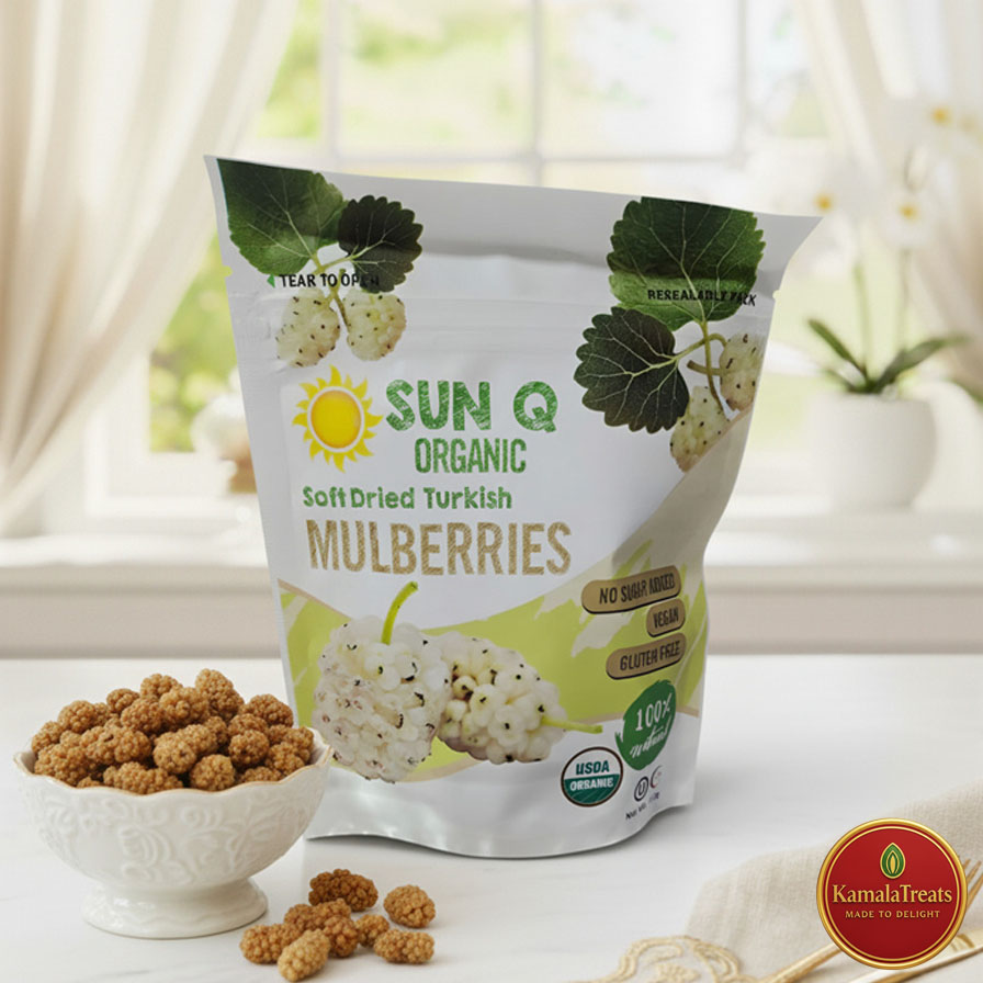 Organic Soft Dried Mulberries