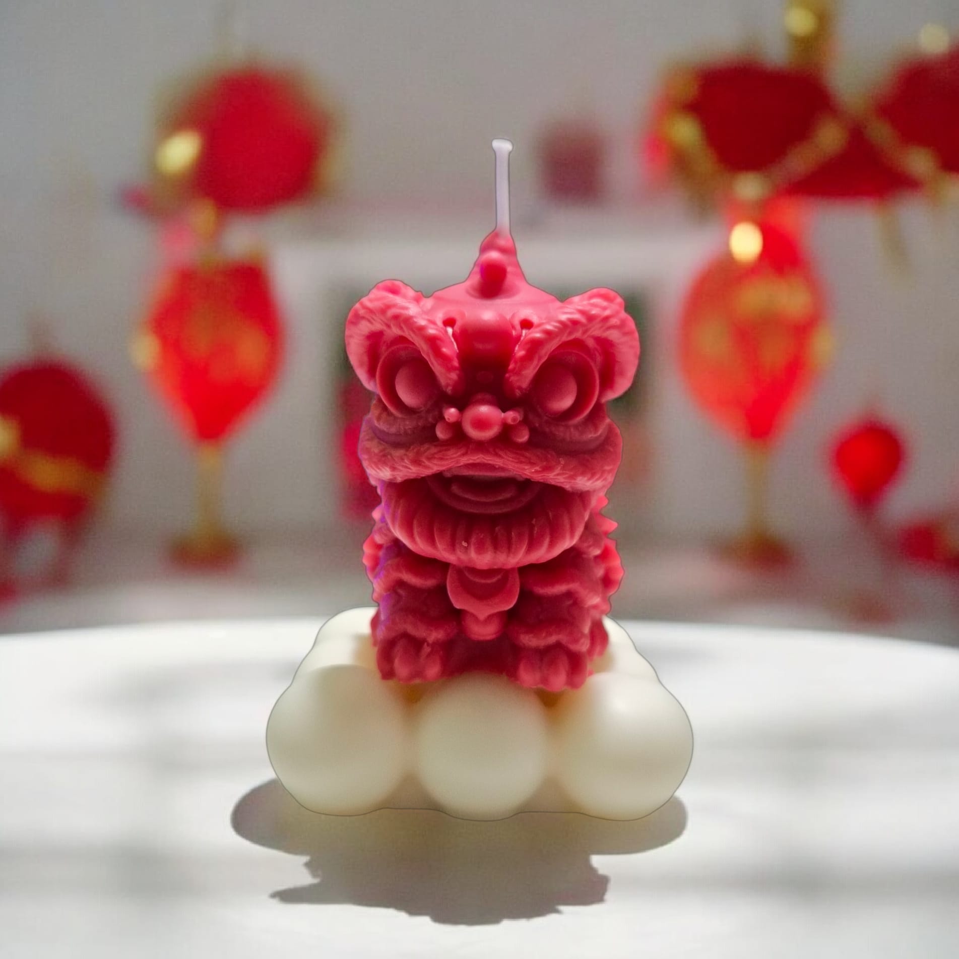 Lucky Cloud Lion Red