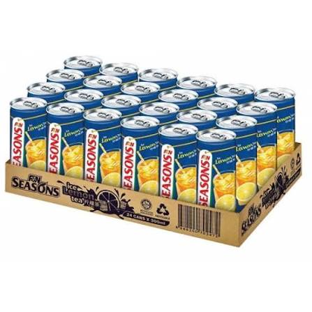 Seasons Ice Lemon Tea Carton 24 Cans